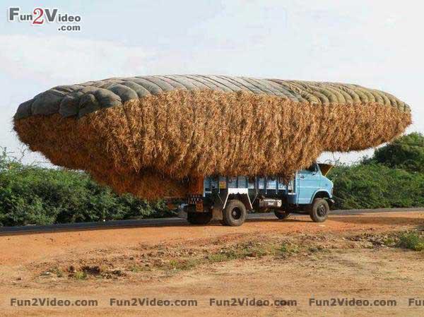 Heavy Hay Load 