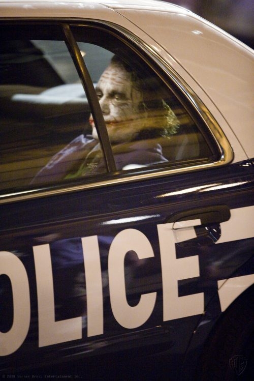The Joker In A Police Car 