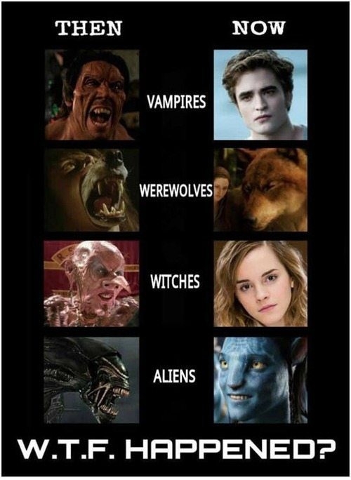 Horror Movies then And Now 