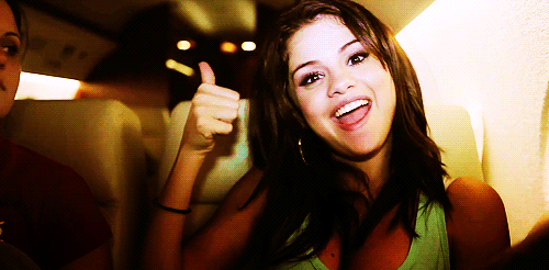 Selena Gomez Thumbs Up 