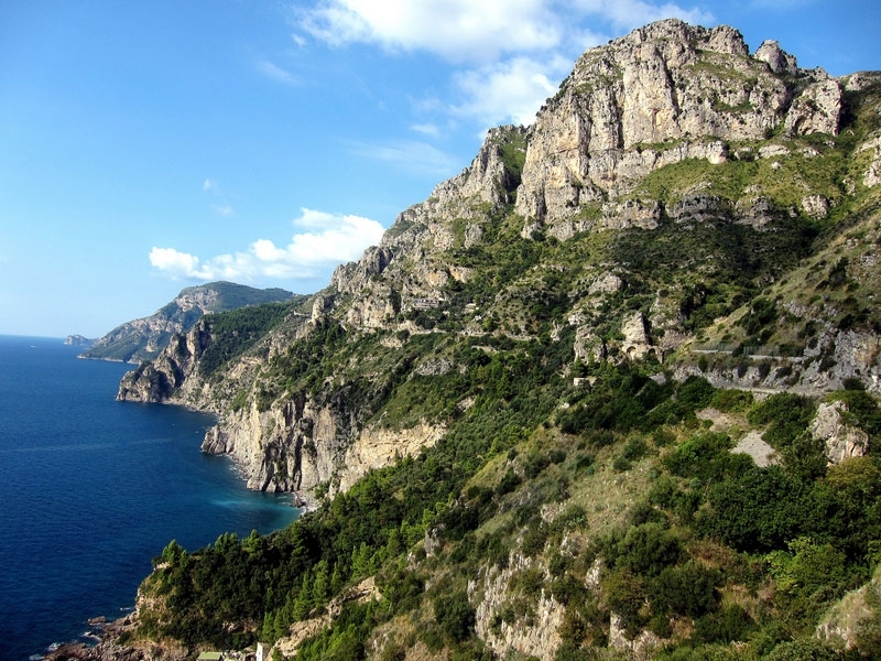 Amalfi Coast Road, Italy.