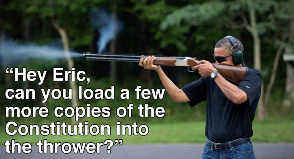 Obama Skeet Shooting 