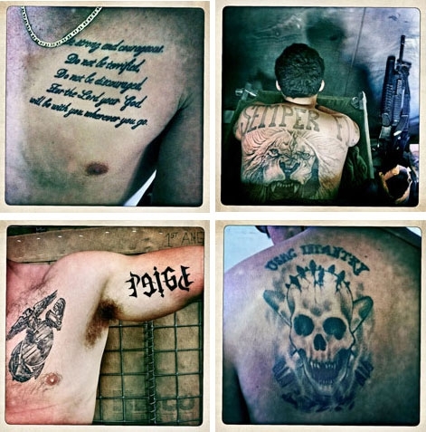 Soldier tattoos 
