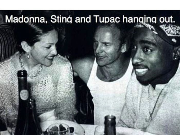 Madonna, Sting, Tupac 