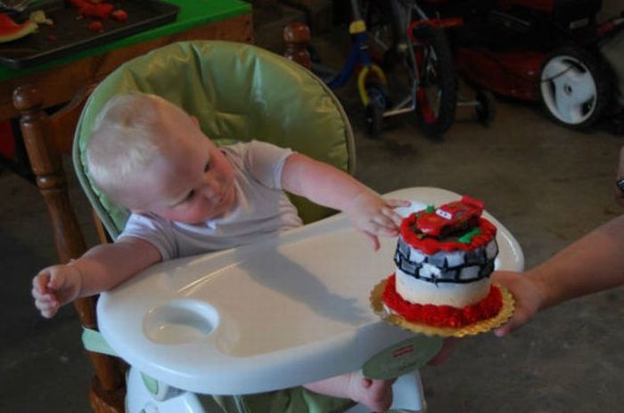 Already Reaching For The Cake 