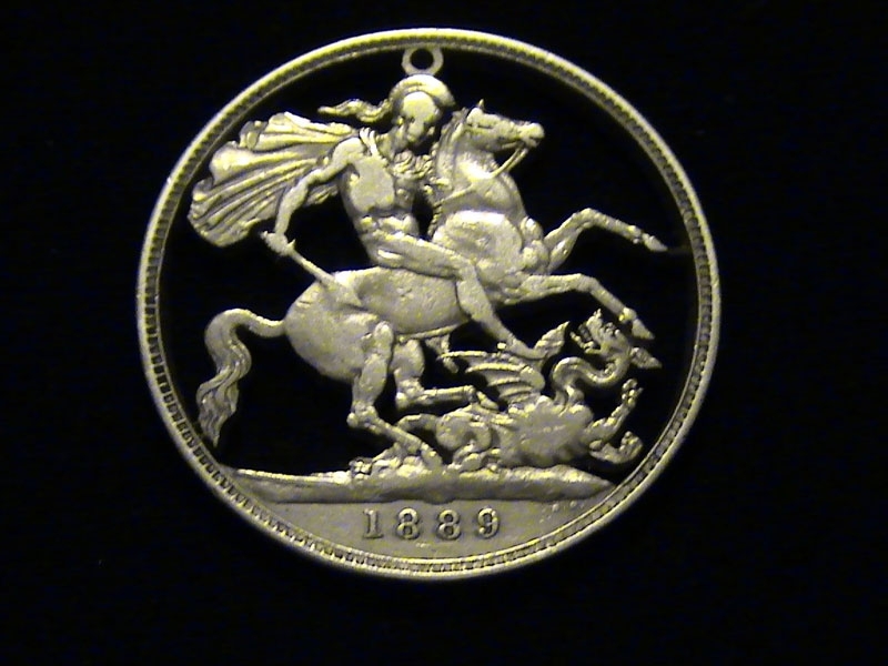 19. Sterling Silver Crown – Great Britain, 1889