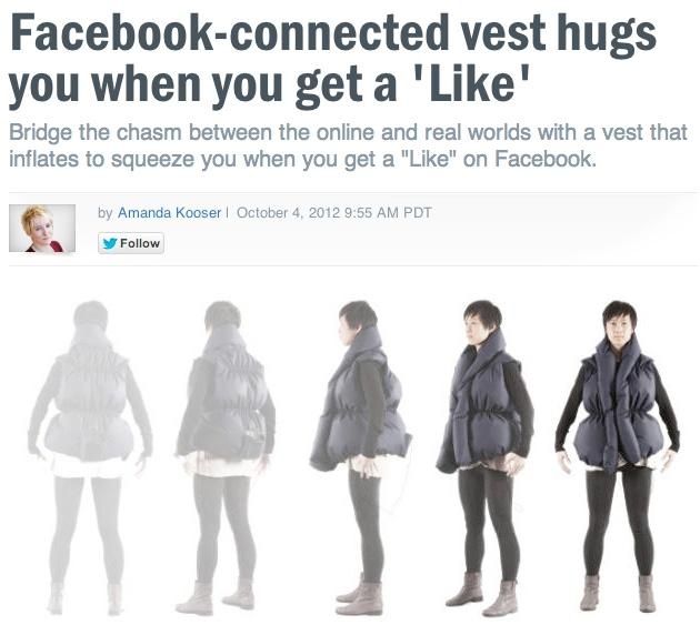 The Facebook* Hug Vest