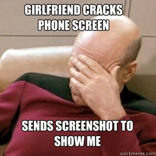 Cracked Phone Screen 