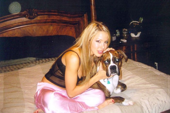 Lisa Hochstein With Her Puppy 