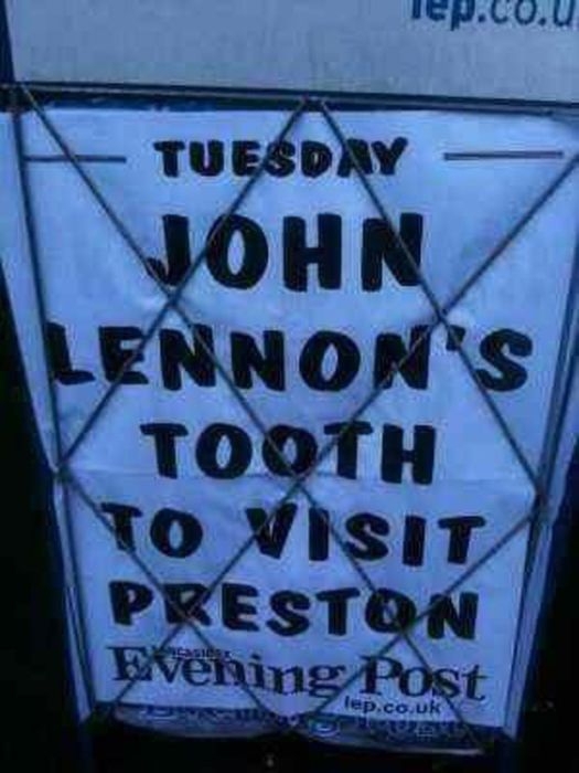 John Lennon's Tooth 