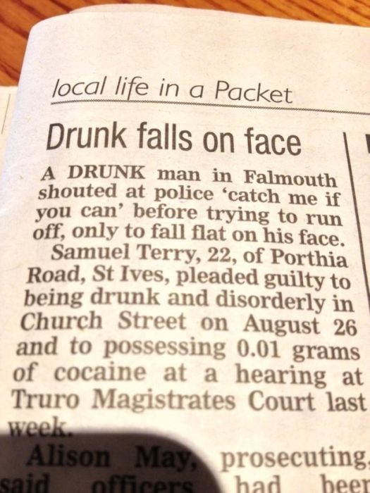 Drunk Falls! 
