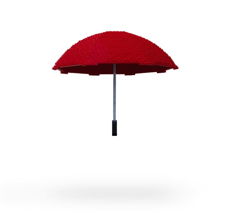 Lego Red Umbrella 