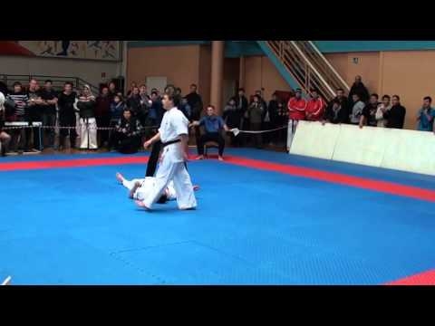 Epic karate knockout of the 2013 Shinkyokushinkai karate 