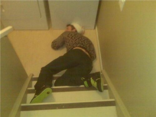 Drunk Vs Stairs 