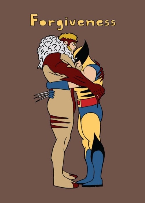 Wolverine and Sabertooth 