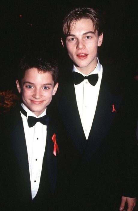 young Elijah Wood & Leo Decaprio