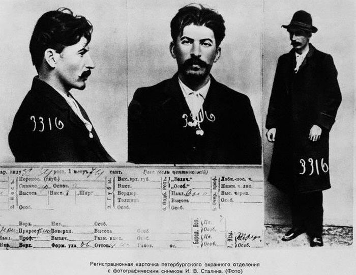 Joseph Stalin mugshot