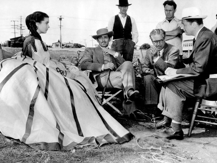 Vivien LEigh & Clarke Gable - Gone with the Wind set