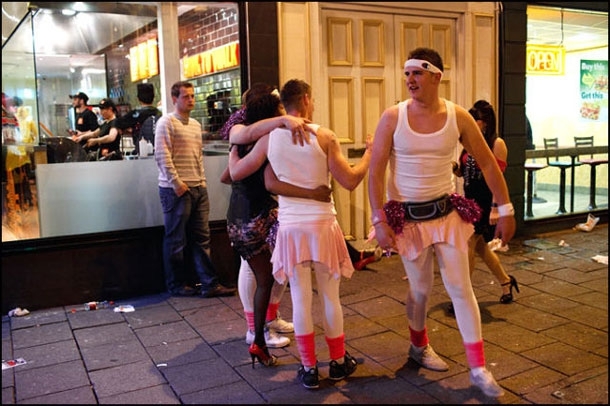 Outrageous Photographs Of Drunken Brits