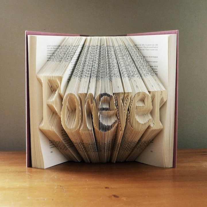 Forever - Book Sulpture 