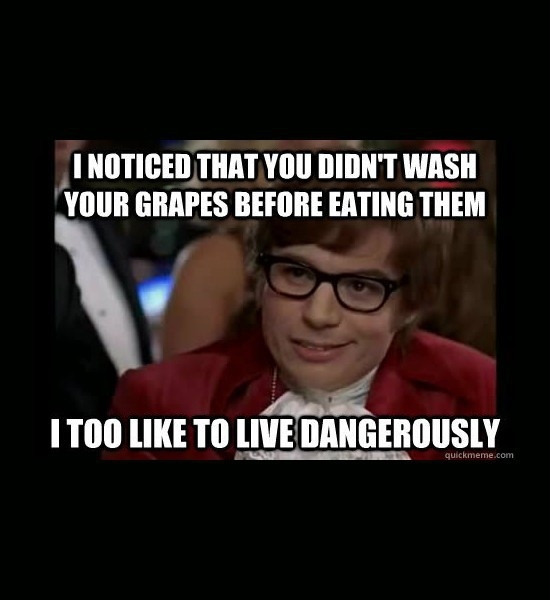 Washing Grapes 