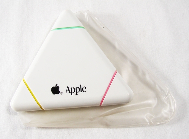 '90s Apple Computer Logo 3-Color Triangle Neon Marker, $39.99