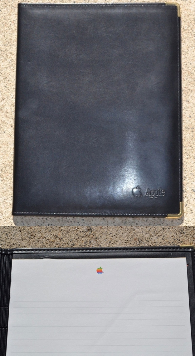Early '90s Faux Leather Portfolio From Apple Executive Briefing Center, $49.95