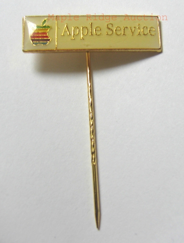 1983 Apple Employee "Apple Service" Stick Pin, $159.99