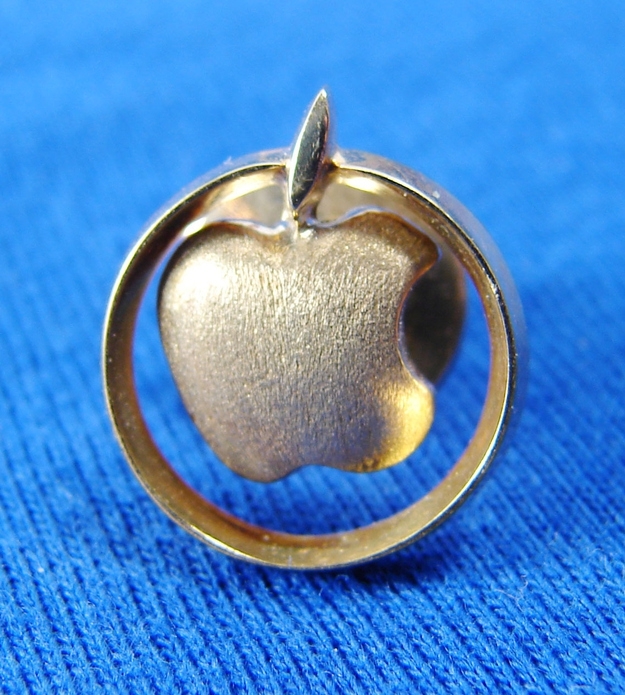 Rare '80s 18k Apple Computer "Golden Apple Club" Pin, $1,049.99