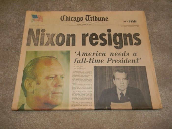 Nixon Resigns 