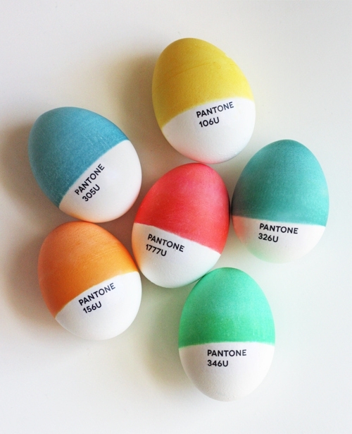 10. Pantone Easter Eggs