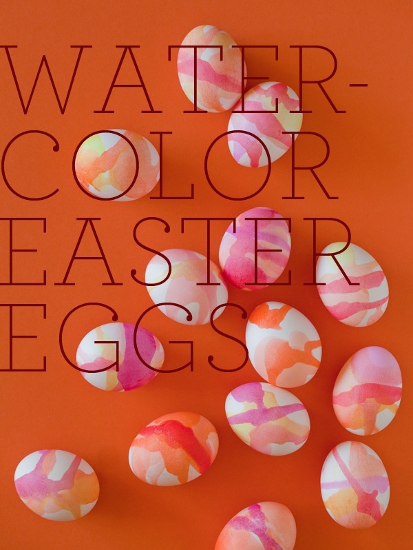 13. Watercolor Easter Eggs