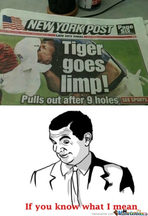 Tiger Goes Limp 