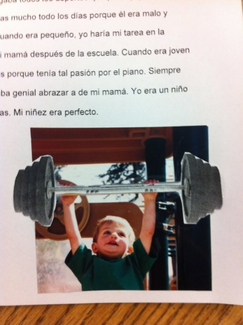 Baby Weight Lifter 