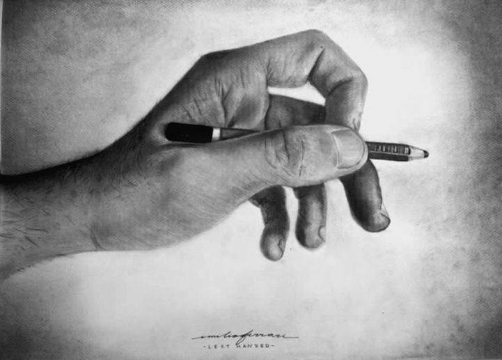 charcoal drawing hand drawing