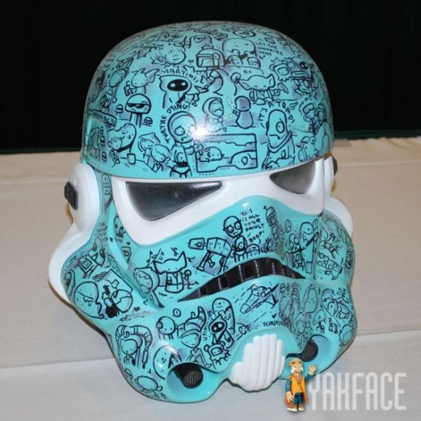 comic storm trooper helmet