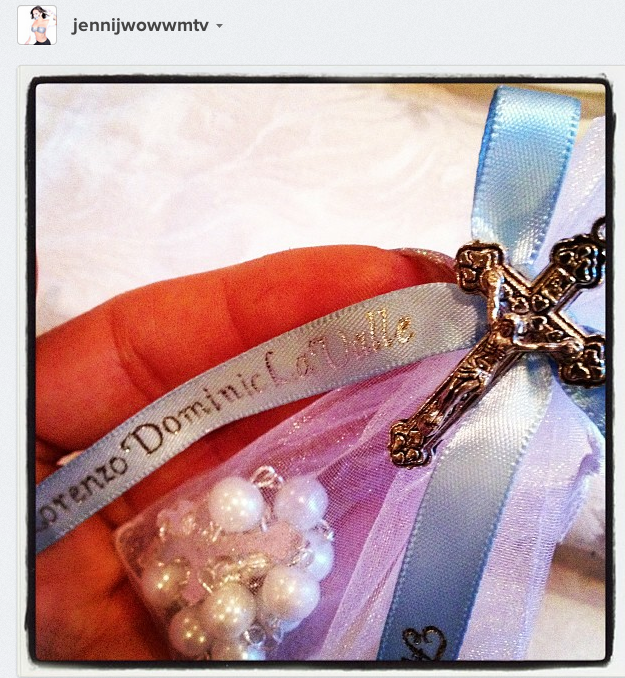 JWoww Instagrammed a Photo from Baby Lorenzo's Baptism Service