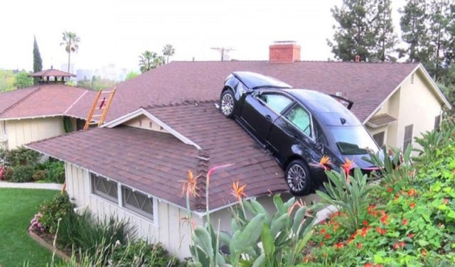 Car on Roof 