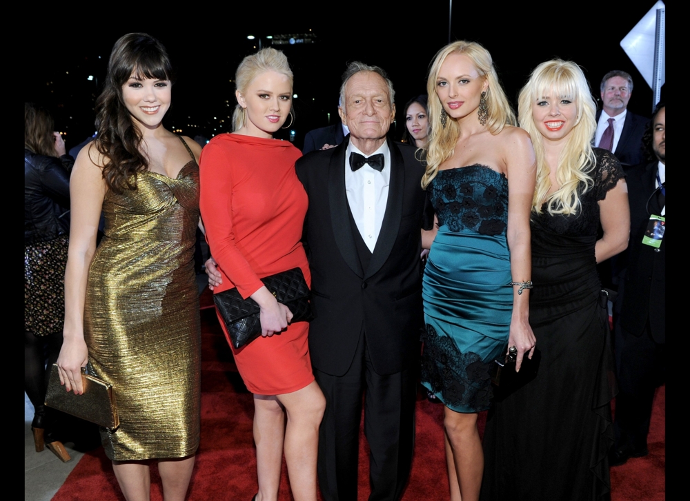 Hugh and his girls 