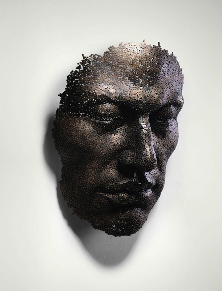 Meditation Face Sculpture 