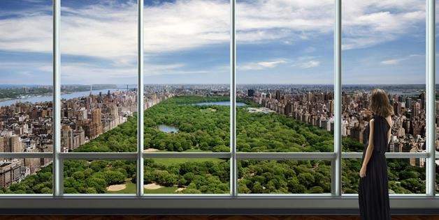 New York's swanky One57 tower Apartments Artist Rendering