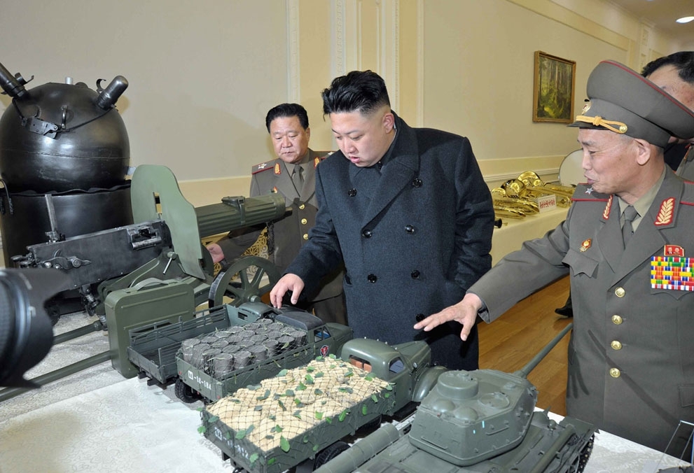 Kim Jong-Un Inspecting 
