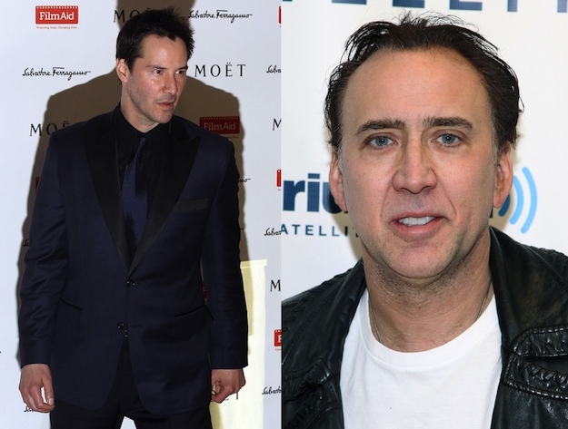 Keanu Reeves and Nicolas Cage are both 48.