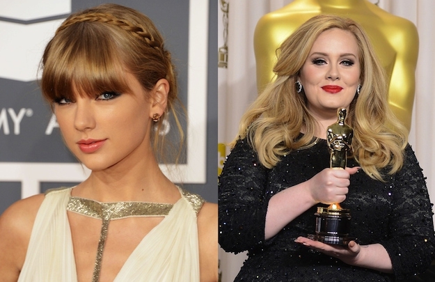 Taylor Swift is 23. Adele is 24.