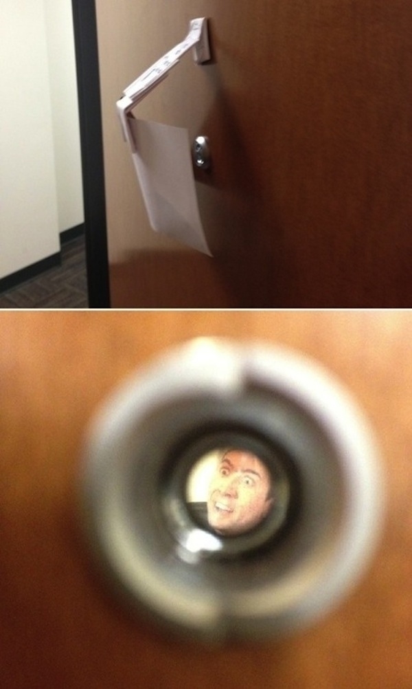 Who's that at the door? It's Nicolas Cage! 