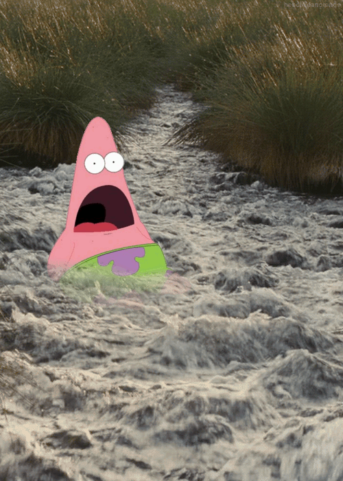 Surprised Patrick Water