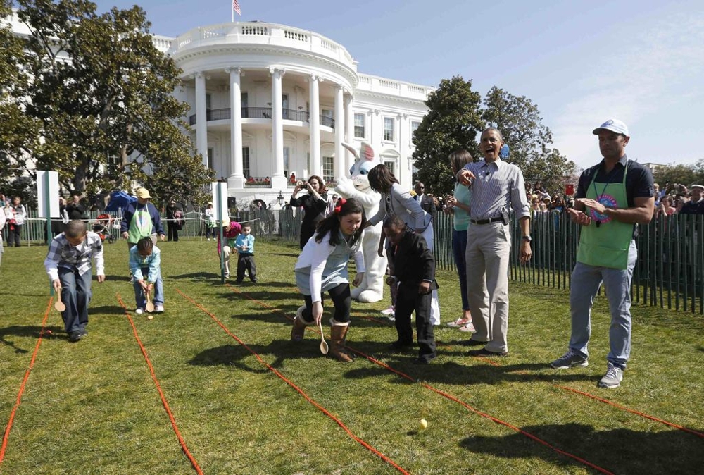 Easter egg roll at the white house