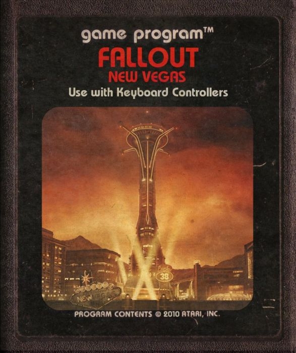 Fall Out New Vegas Atari Cartridge