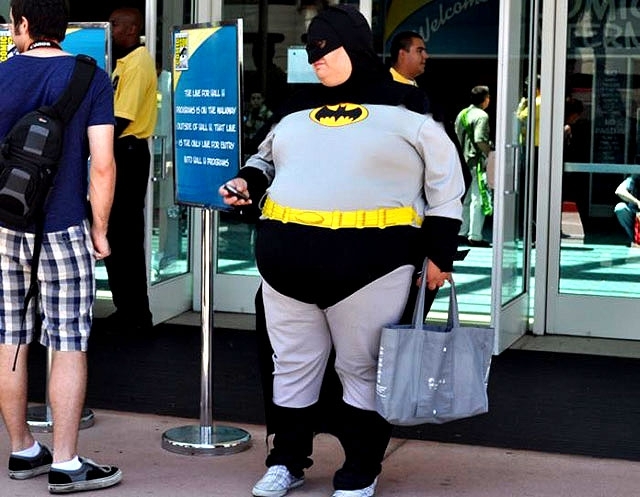 Fat man...Opps Batman! 