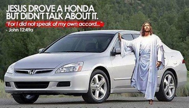 What would Jesus drive? 